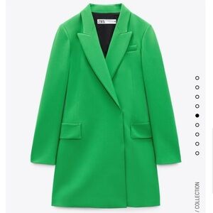ZARA - Green Blazer Dress